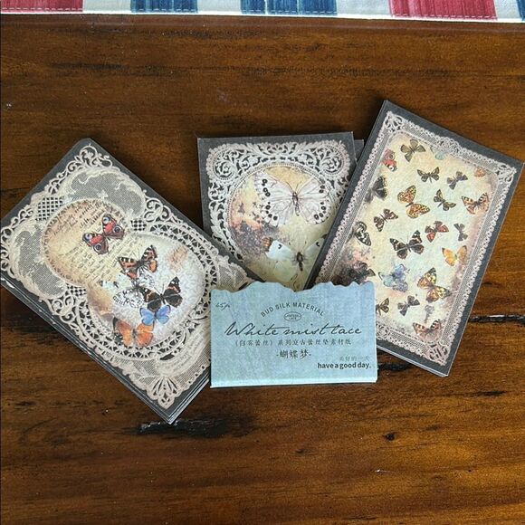 Vintage Style Decorative paper for journaling set of 2 new - Picture 7 of 8